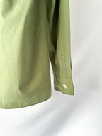 Drake's Green Cotton Ripstop Overshirt Shirt Jacket