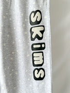 SKIMS x Cactus Plant Flea Market Logo Grey Fleece Drawstring Sweatpants