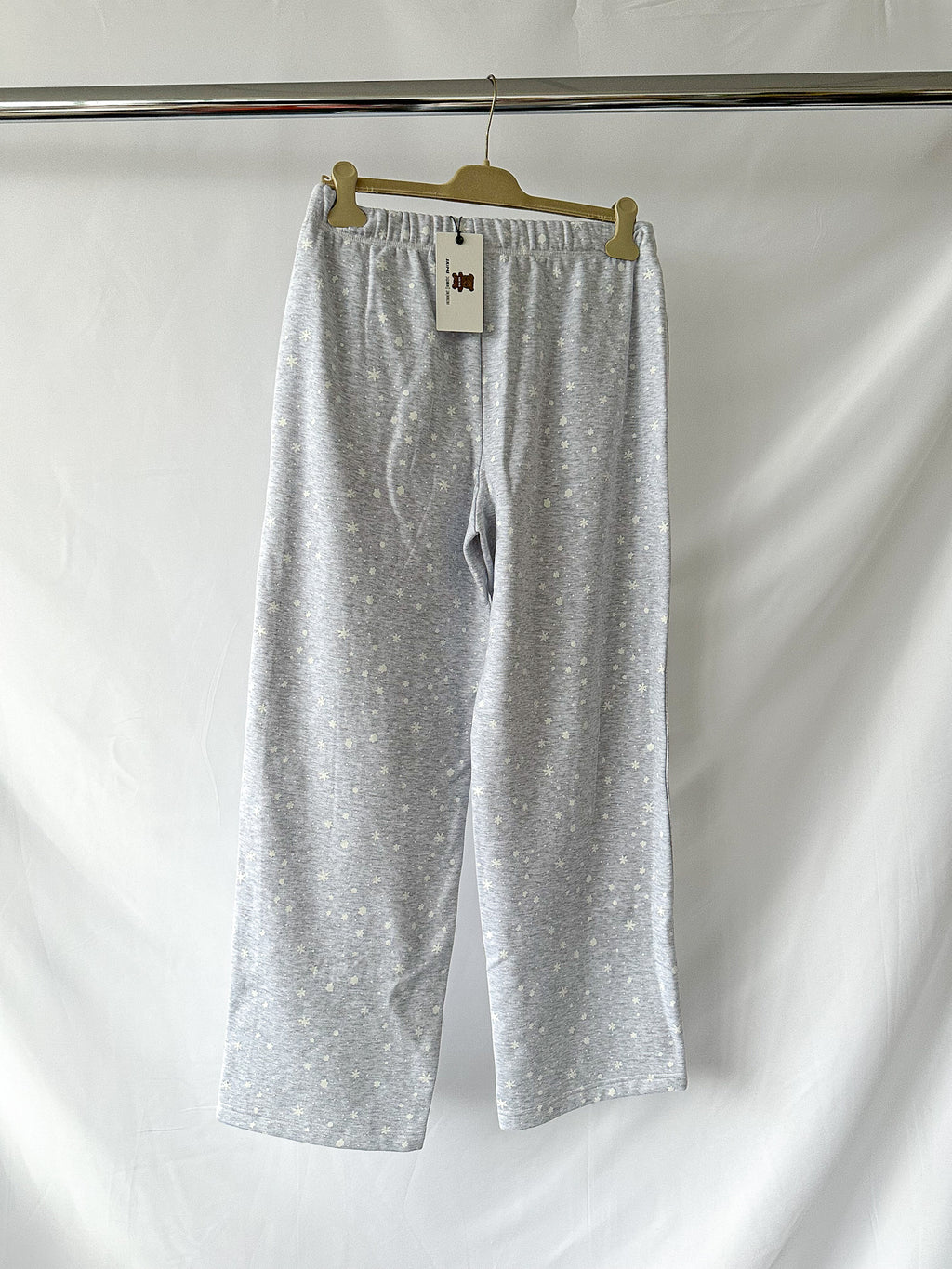 SKIMS x Cactus Plant Flea Market Logo Grey Fleece Drawstring Sweatpants