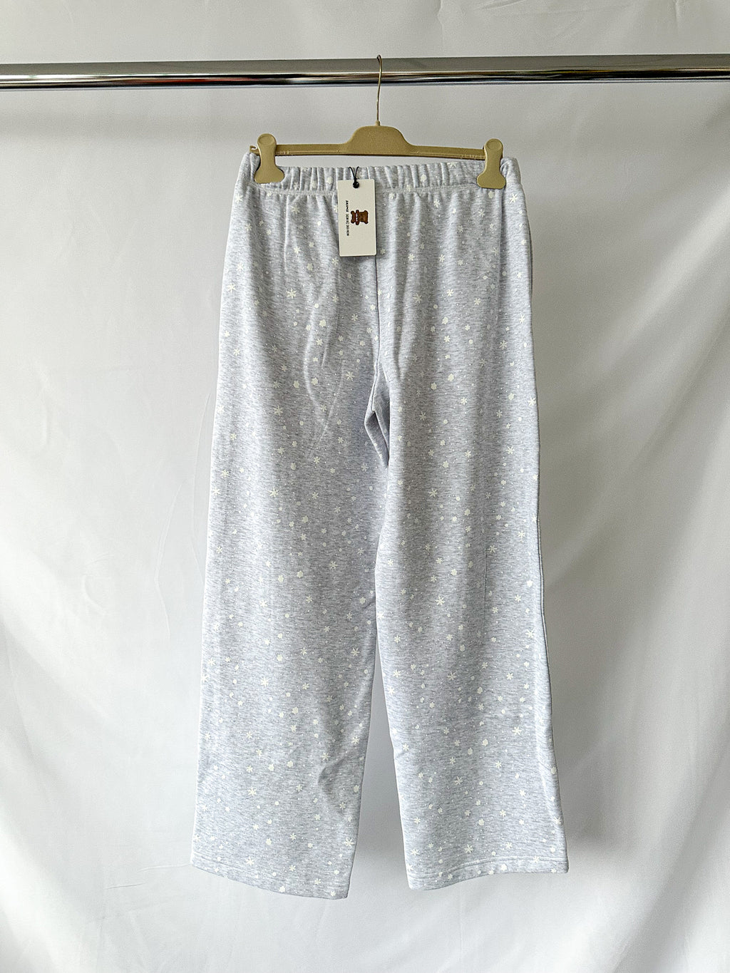 SKIMS x Cactus Plant Flea Market Logo Grey Fleece Drawstring Sweatpants