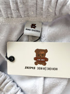 SKIMS x Cactus Plant Flea Market Logo Grey Fleece Drawstring Sweatpants