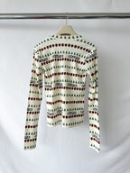 SKIMS x Cactus Plant Flea Market Fair Isle Logo Ribbed Henley Cotton Lounge Set