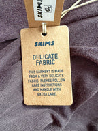 Skims Brown Sheer Modal Long Skirt