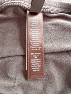 Skims Brown Sheer Modal Long Skirt