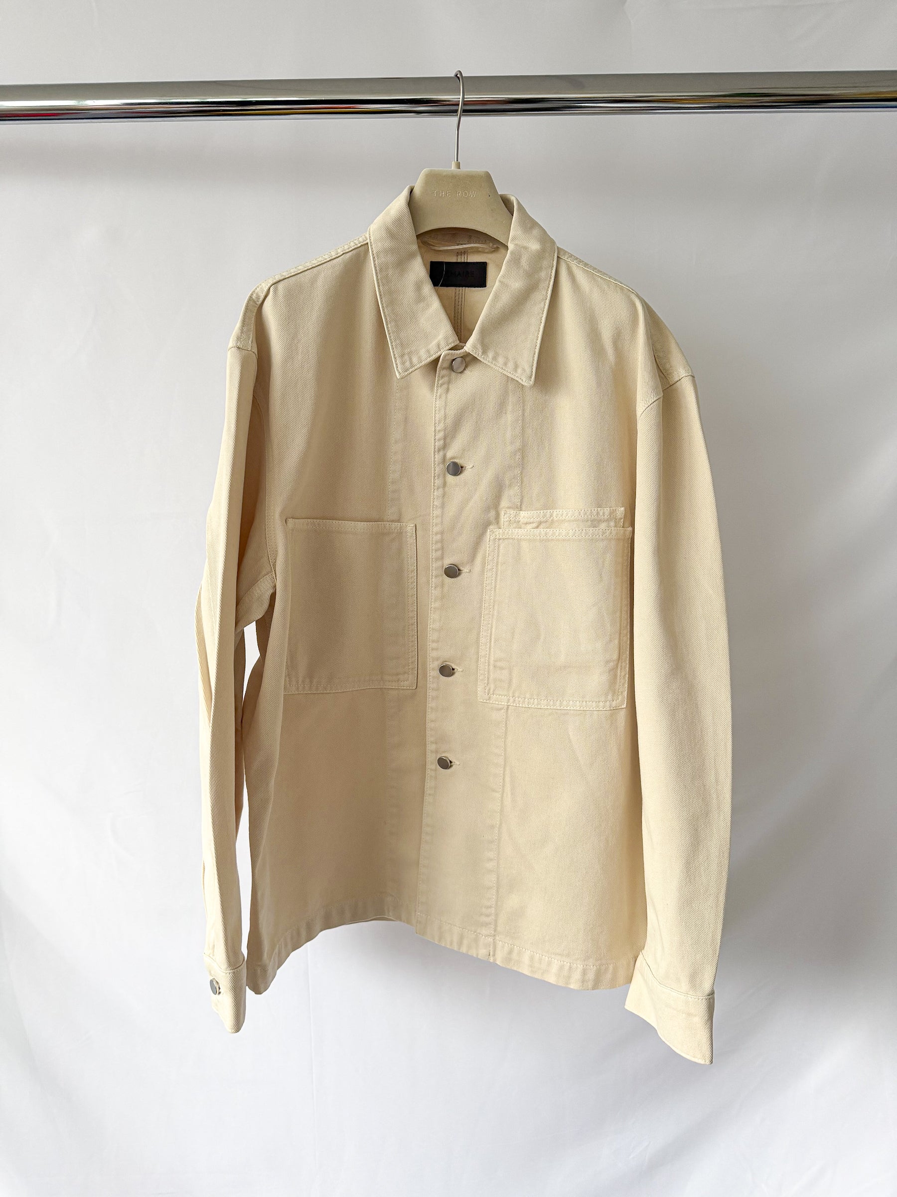 Lemaire Denim Clay Workwear Over Shirt Jacket