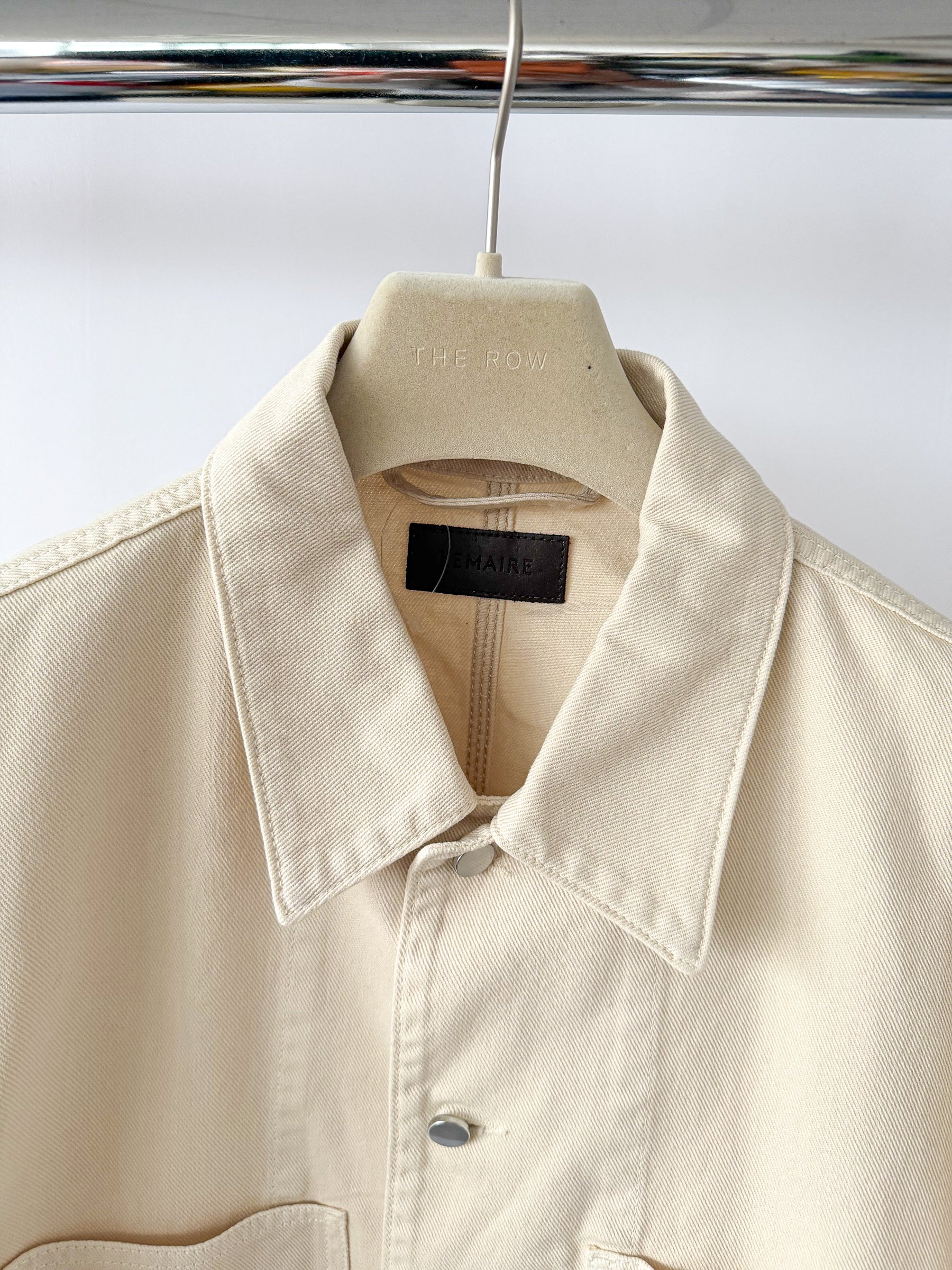 Lemaire Denim Clay Workwear Over Shirt Jacket
