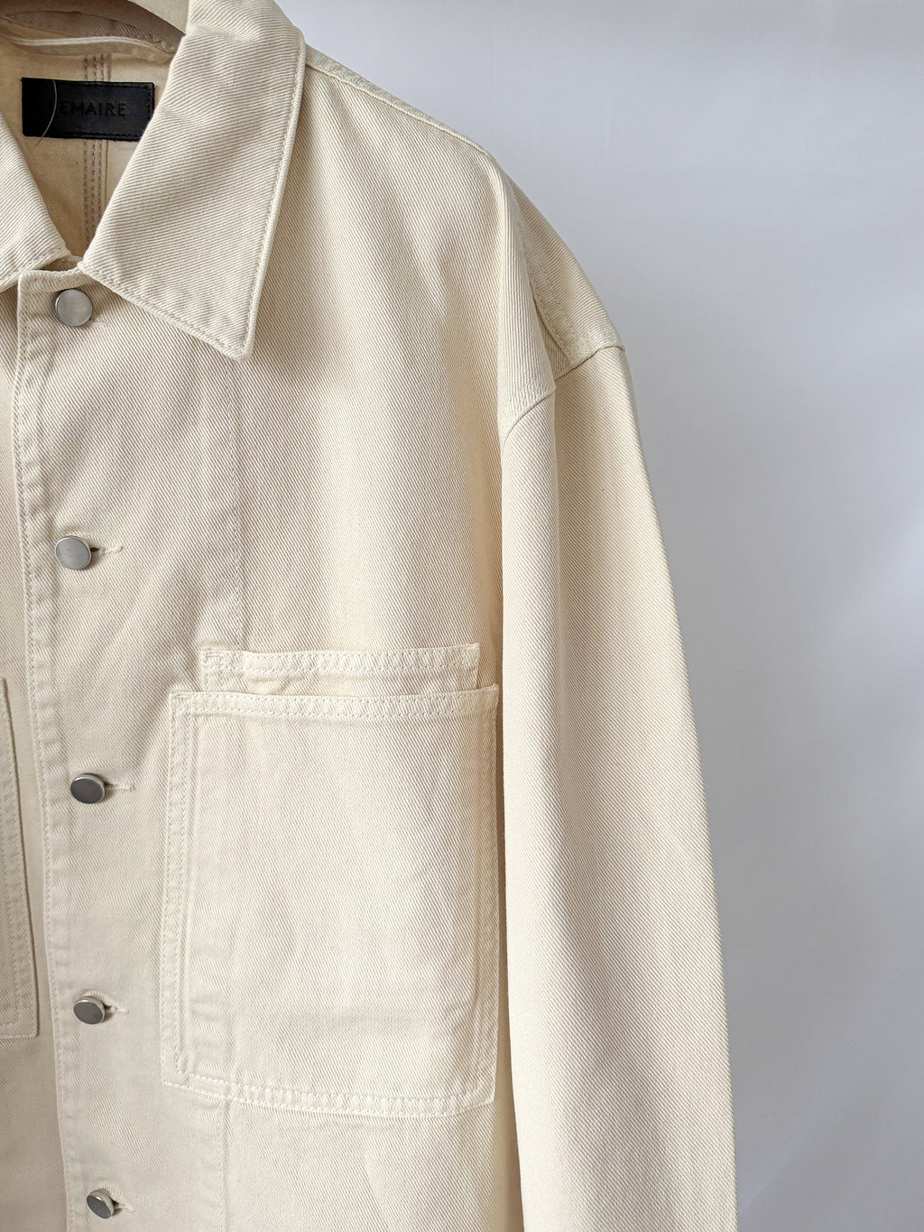 Lemaire Denim Clay Workwear Over Shirt Jacket