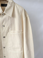 Lemaire Denim Clay Workwear Over Shirt Jacket