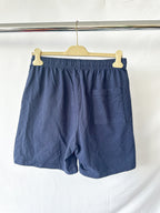 Sporty & Rich Royal Club Cotton Navy Gym Shorts