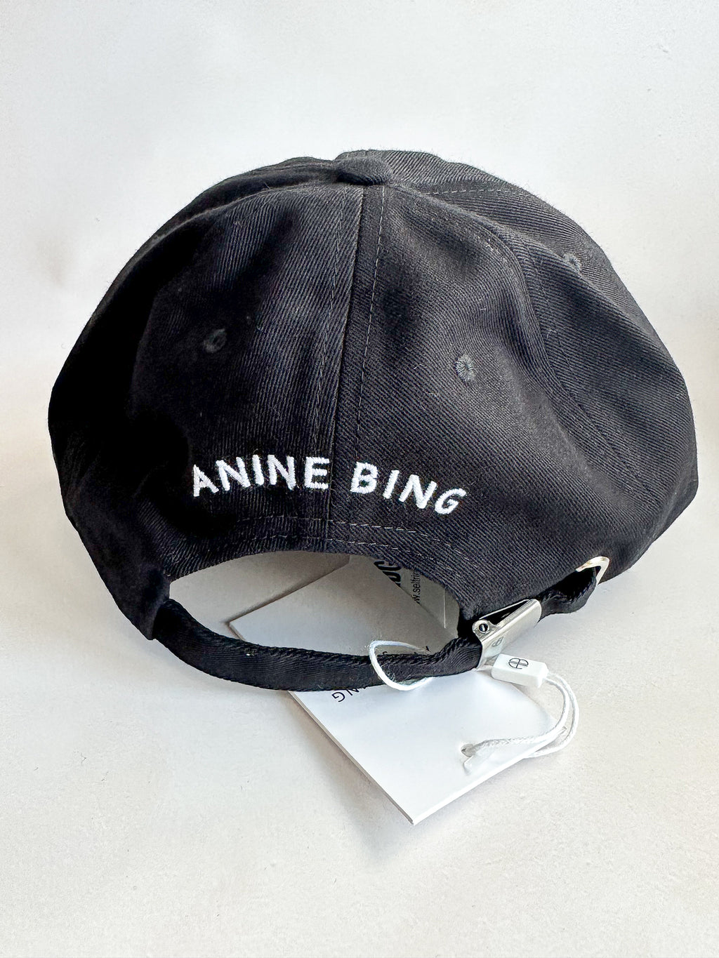 Anine Bing Logo Jeremy Black Baseball Cap