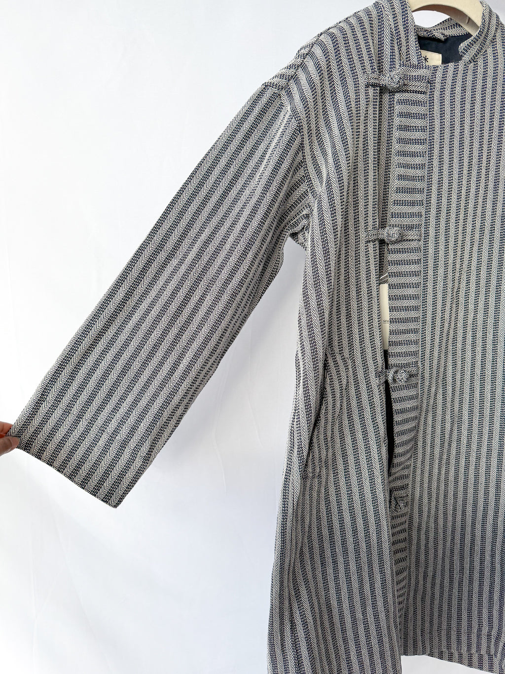 Snow Peak Herringbone Stripe China Coat