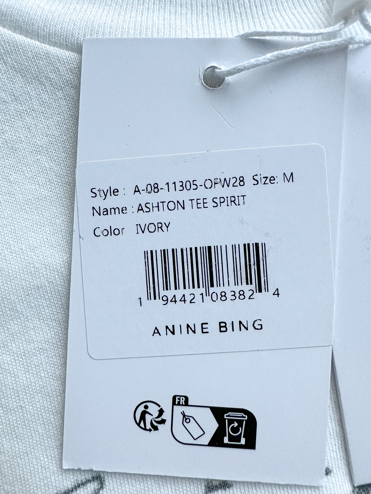 T-shirt imprimé avec une photo d'Anine Bing Ashton