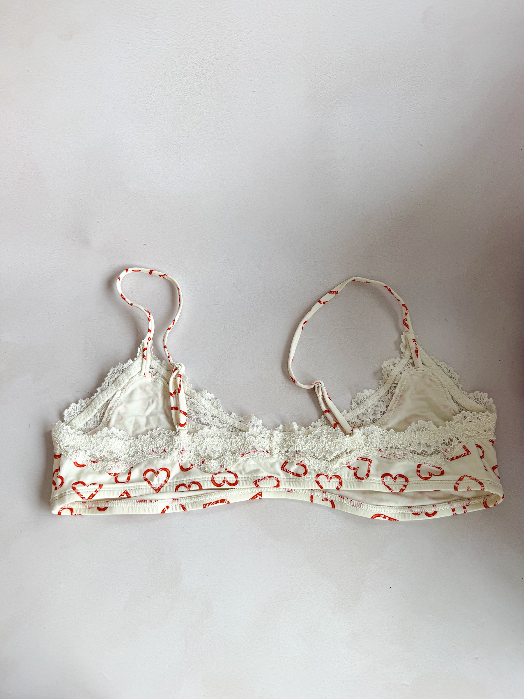 Skims Valentine's Scoop Lace-Trim Jersey Pack Of Two Bralettes