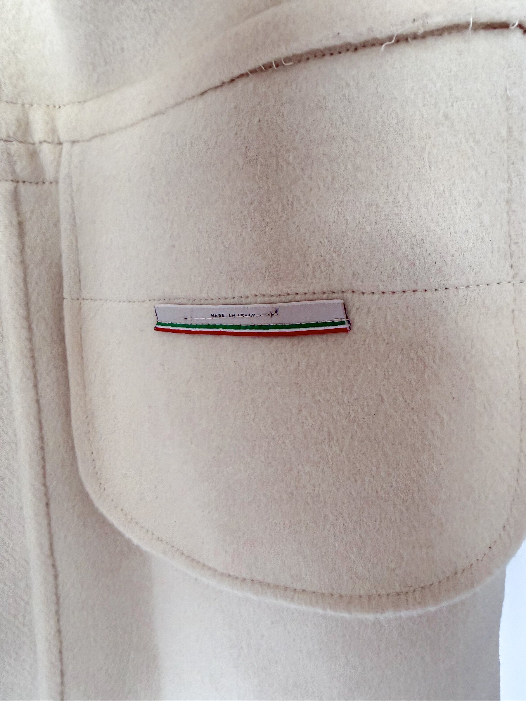 Herno Caramel Wool Zip-Up Coat