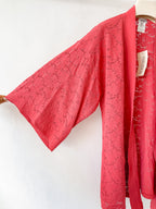 Pain De Sucre Blush Pink Lace Coverup Beach Robe Cardigan in Kyo