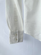 Drake's White Western Double Pocket Shirt