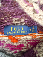 Polo Ralph Lauren Apres Ski Aztec Navajo Indian Wool Turtleneck Sweater Jumper