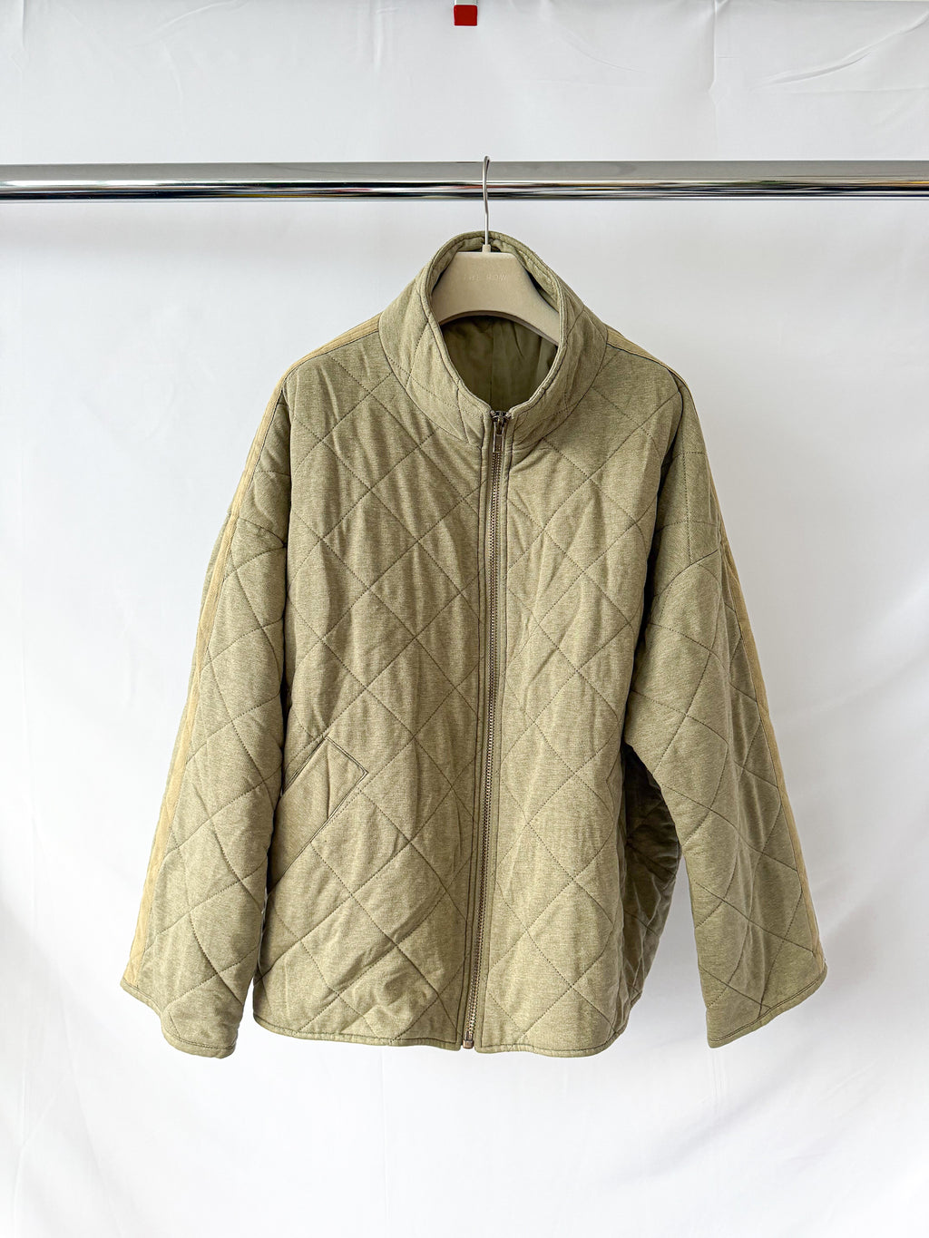7 For All Mankind Beige Quilt Jacket
