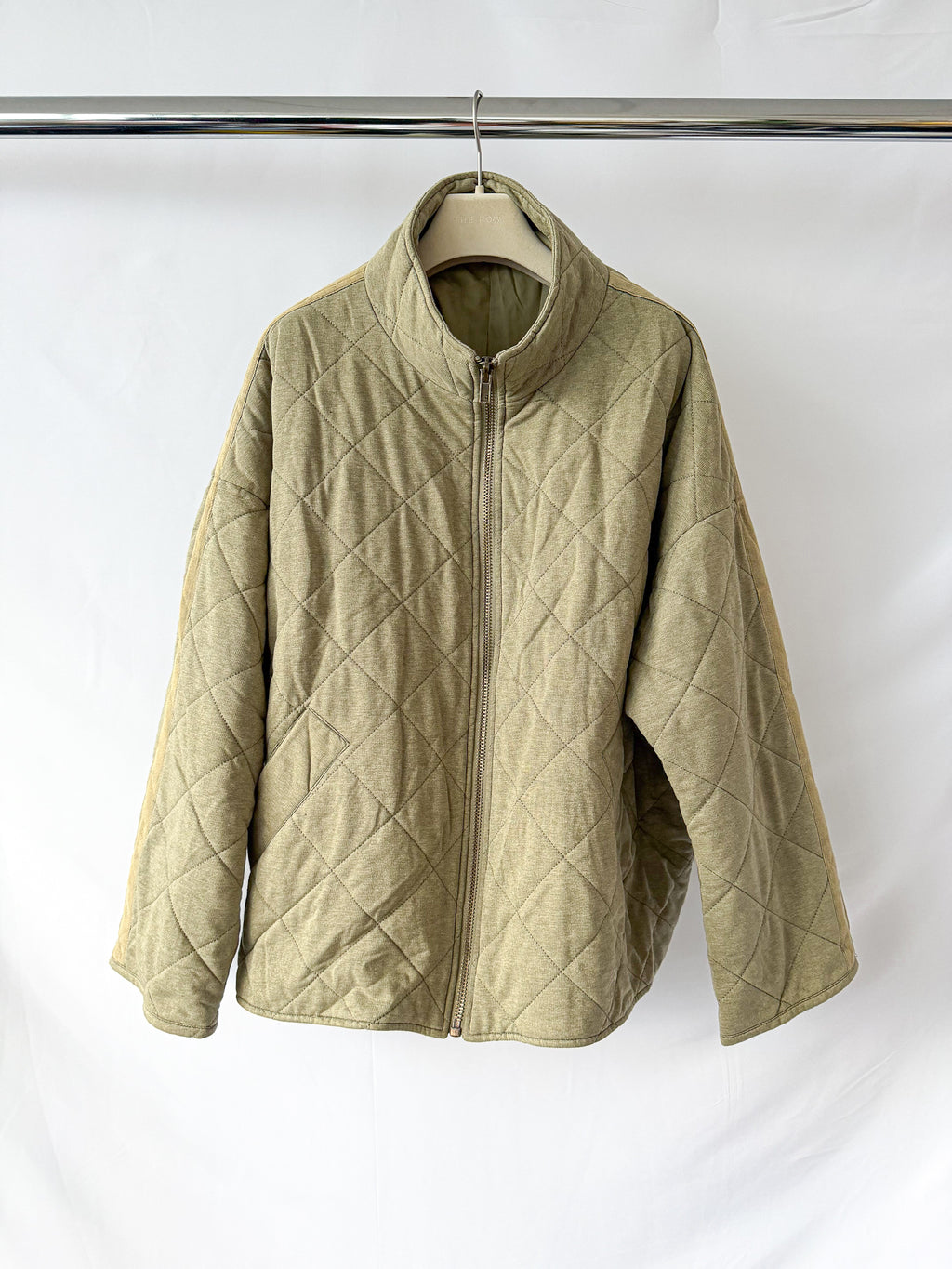7 For All Mankind Beige Quilt Jacket