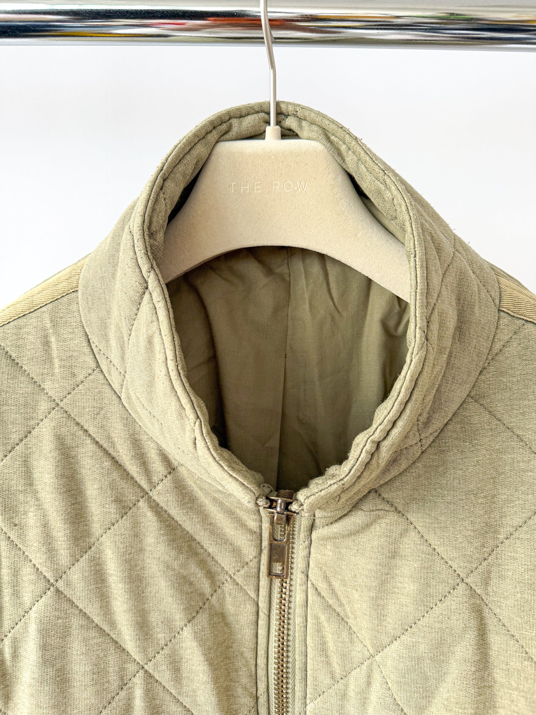 7 For All Mankind Beige Quilt Jacket