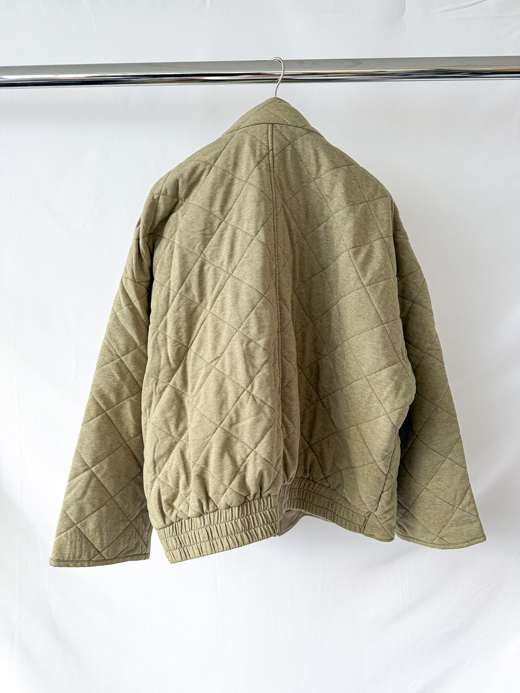 7 For All Mankind Beige Quilt Jacket