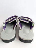 Suicoke Zavo Cab Purple Paisley Slip On Strap Mule Sandals NO BOX