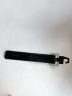 The Attico Blue Glitter Embellished Ankle Cuff Strap