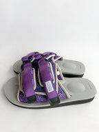 Suicoke Moto Cab Purple Paisley Sandals Sliders