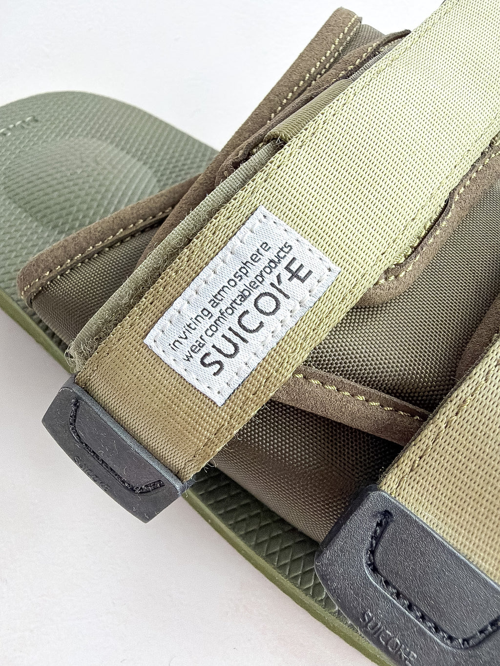 Suicoke Moto Cab Green Sandals Sliders NO BOX