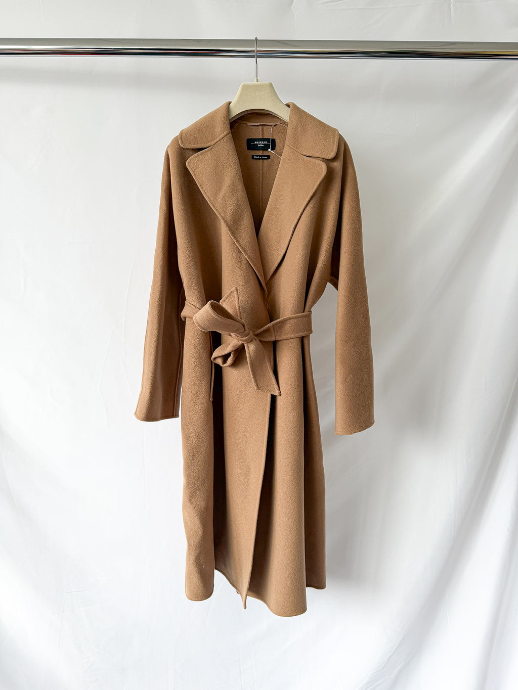 Max Mara Weekend Brown Belted Wrap Coat