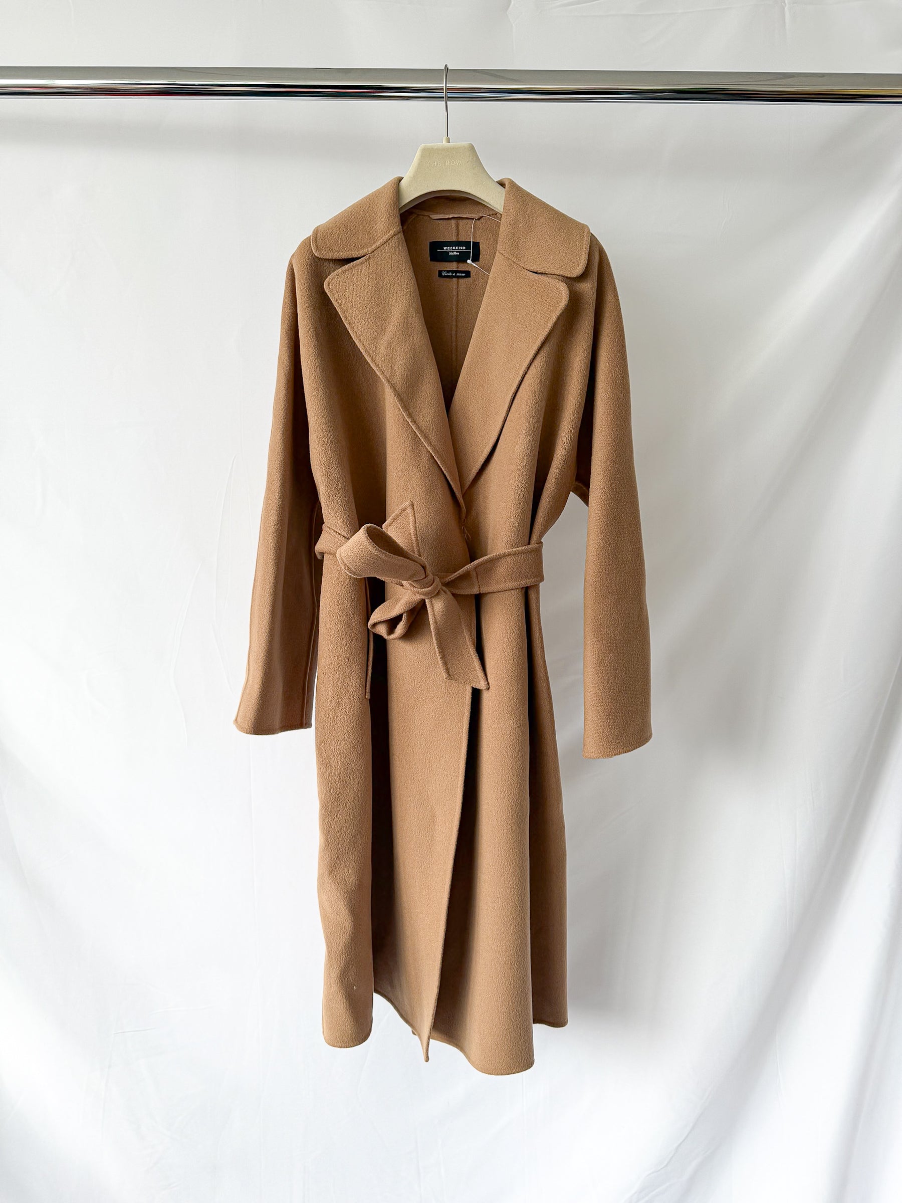 Max Mara Weekend Brown Belted Wrap Coat