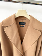 Max Mara Weekend Brown Belted Wrap Coat