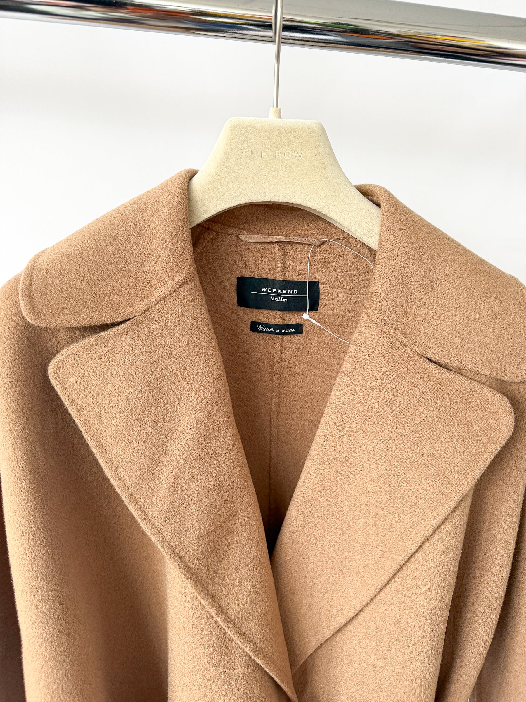 Max Mara Weekend Brown Belted Wrap Coat
