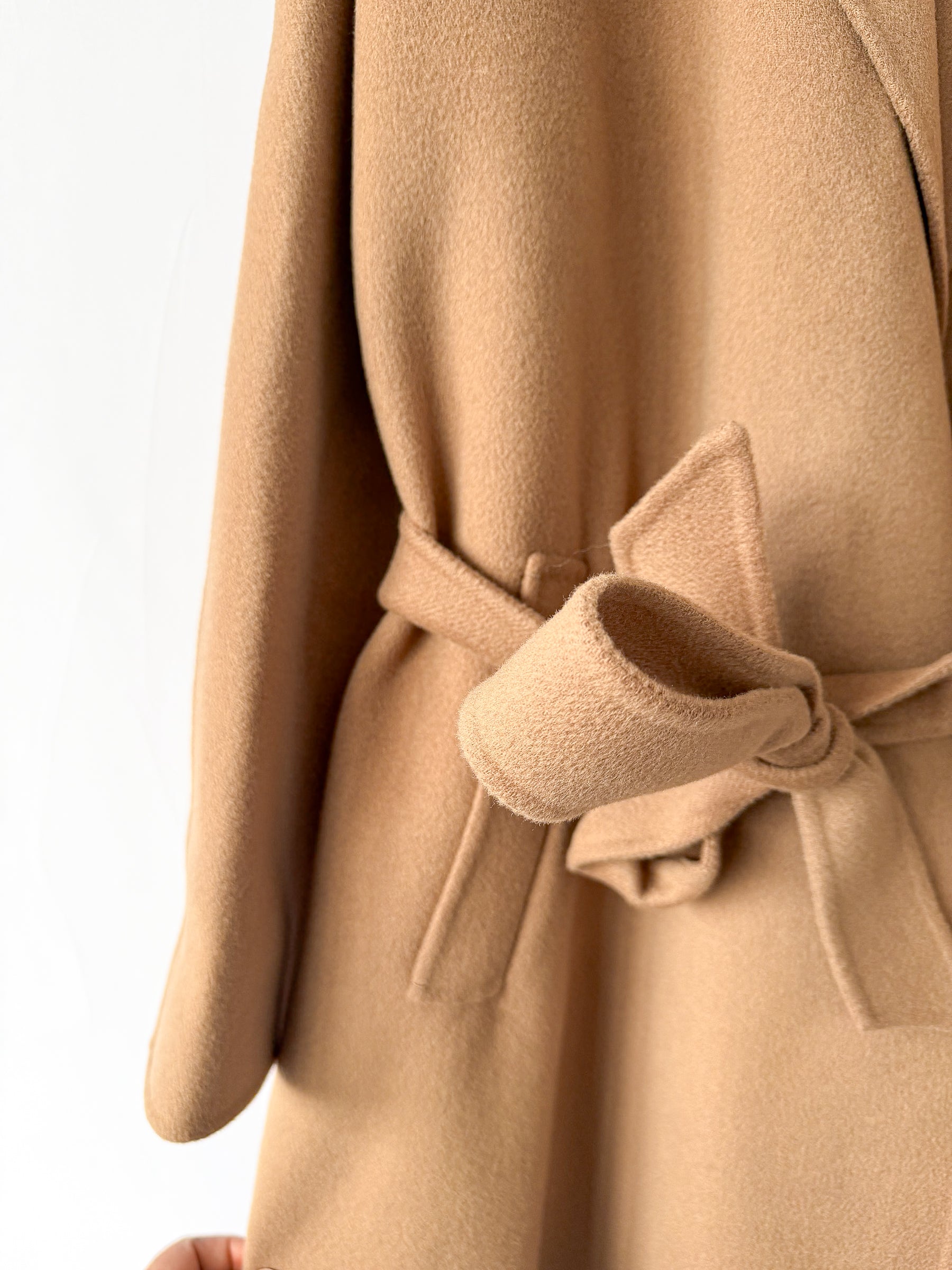 Max Mara Weekend Brown Belted Wrap Coat