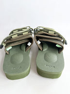 Suicoke Moto Cab Green Sandals Sliders NO BOX