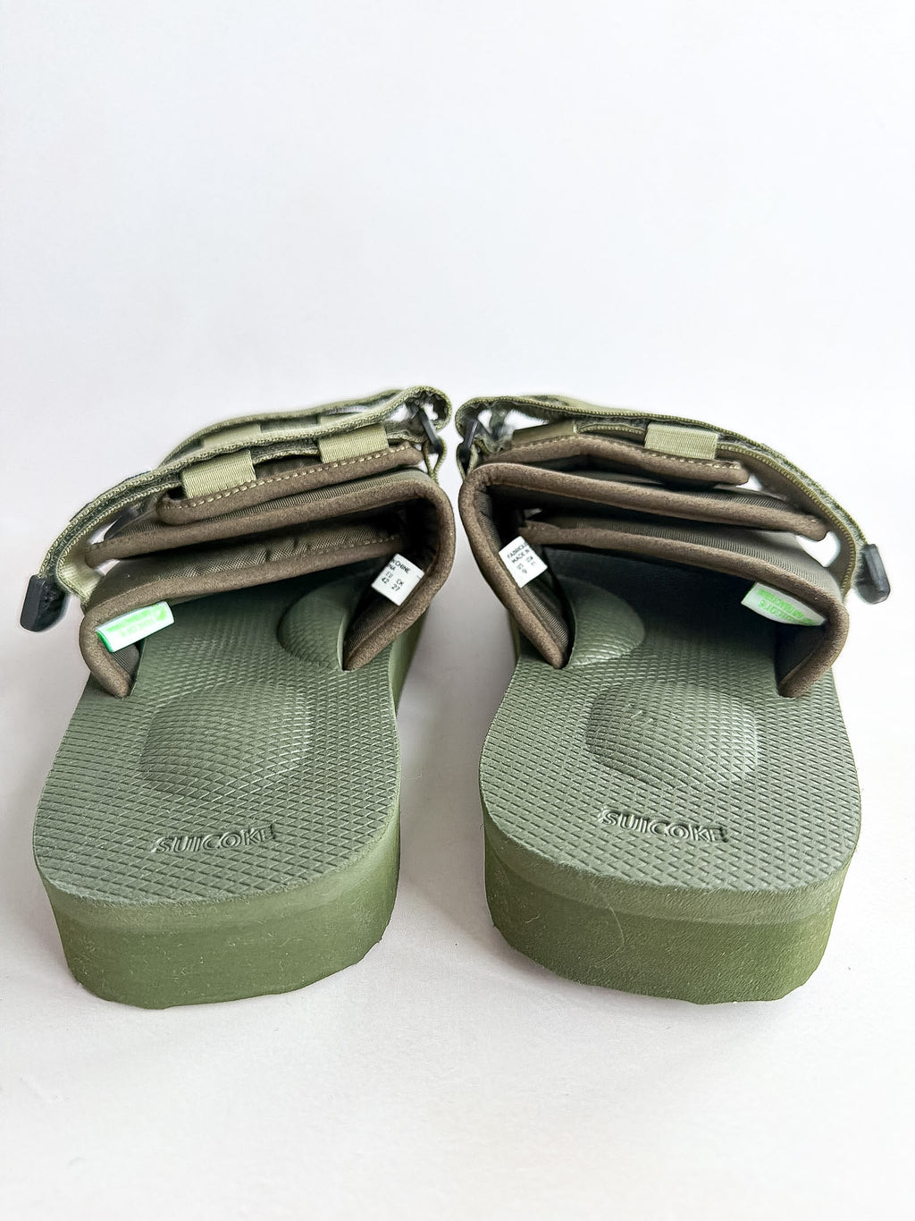 Suicoke Moto Cab Green Sandals Sliders NO BOX