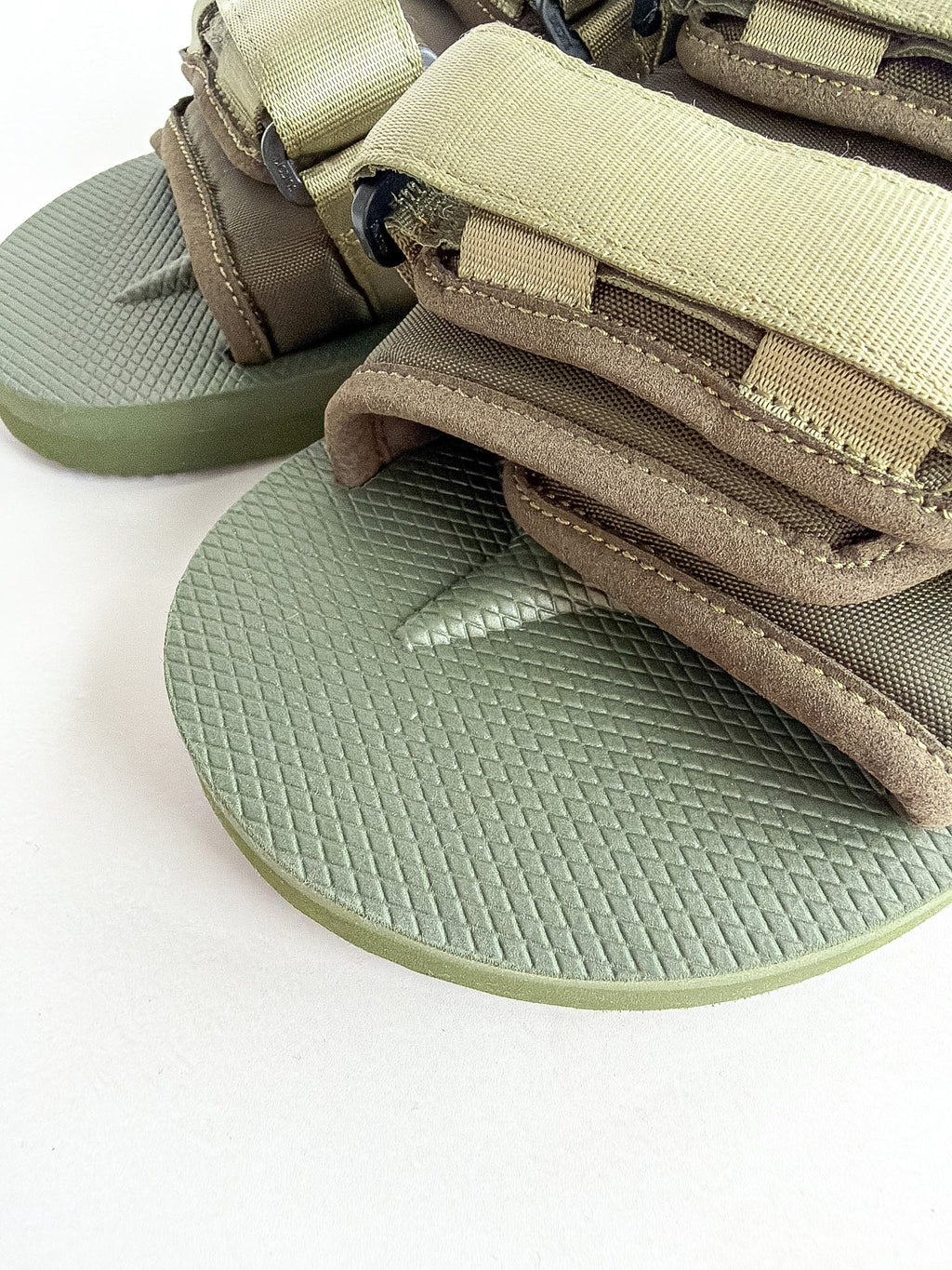 Suicoke Moto Cab Green Sandals Sliders NO BOX