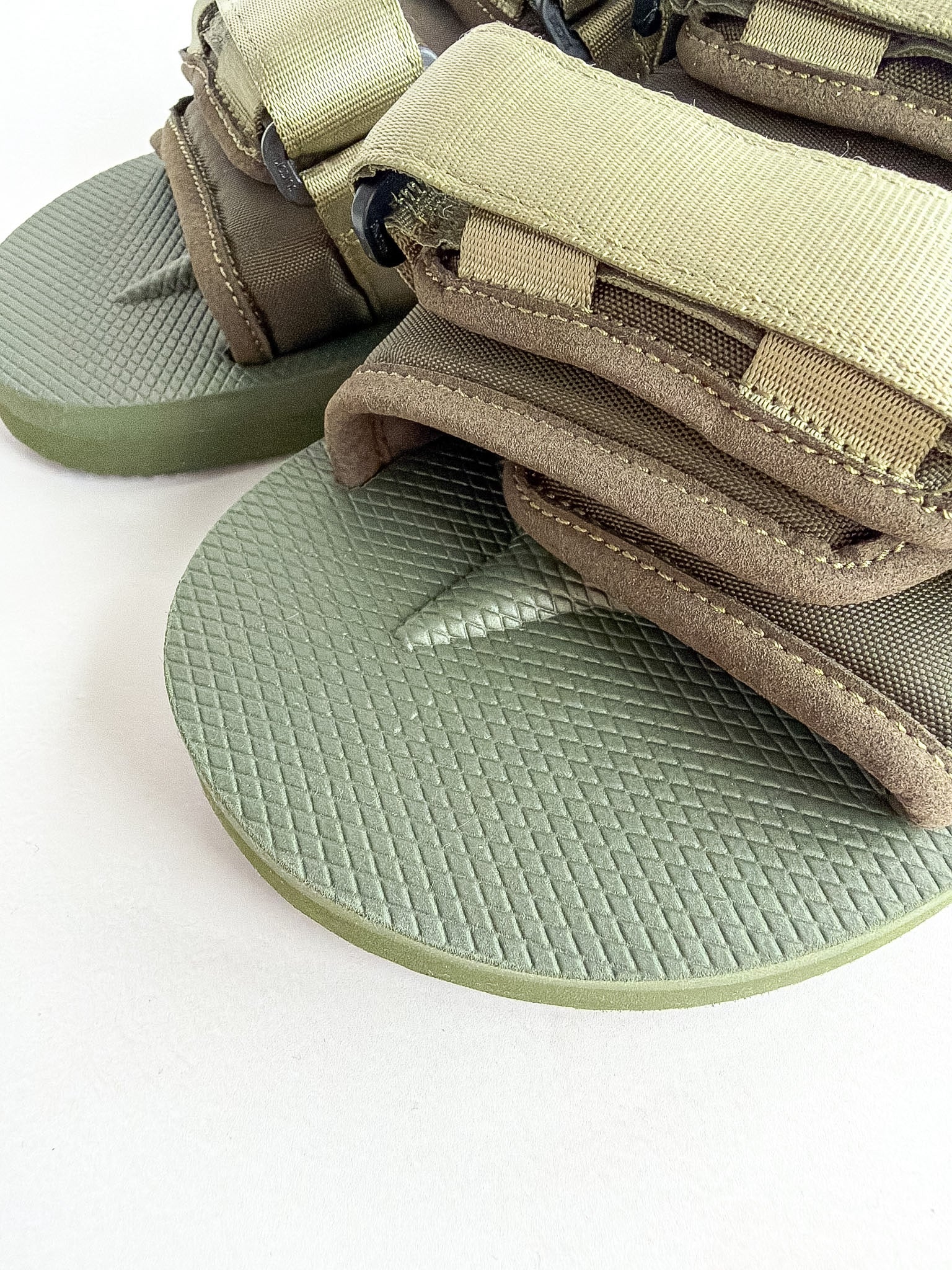 Suicoke Moto Cab Green Sandals Sliders NO BOX