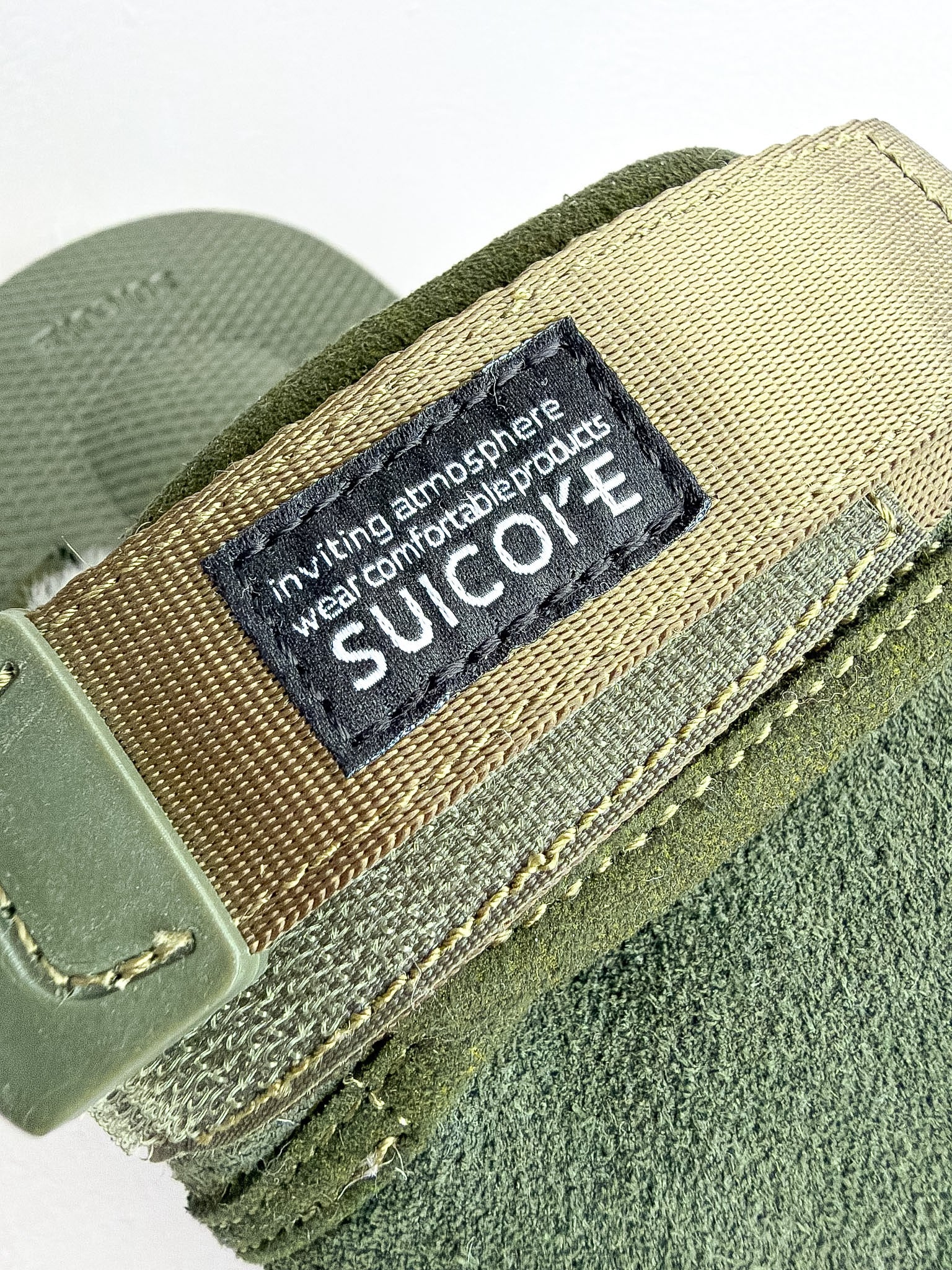 Suicoke Women's Green Zavo Shearling Slippers Sliders NO BOX