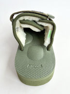 Suicoke Women's Green Zavo Shearling Slippers Sliders NO BOX