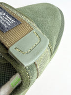 Suicoke Women's Green Zavo Shearling Slippers Sliders NO BOX