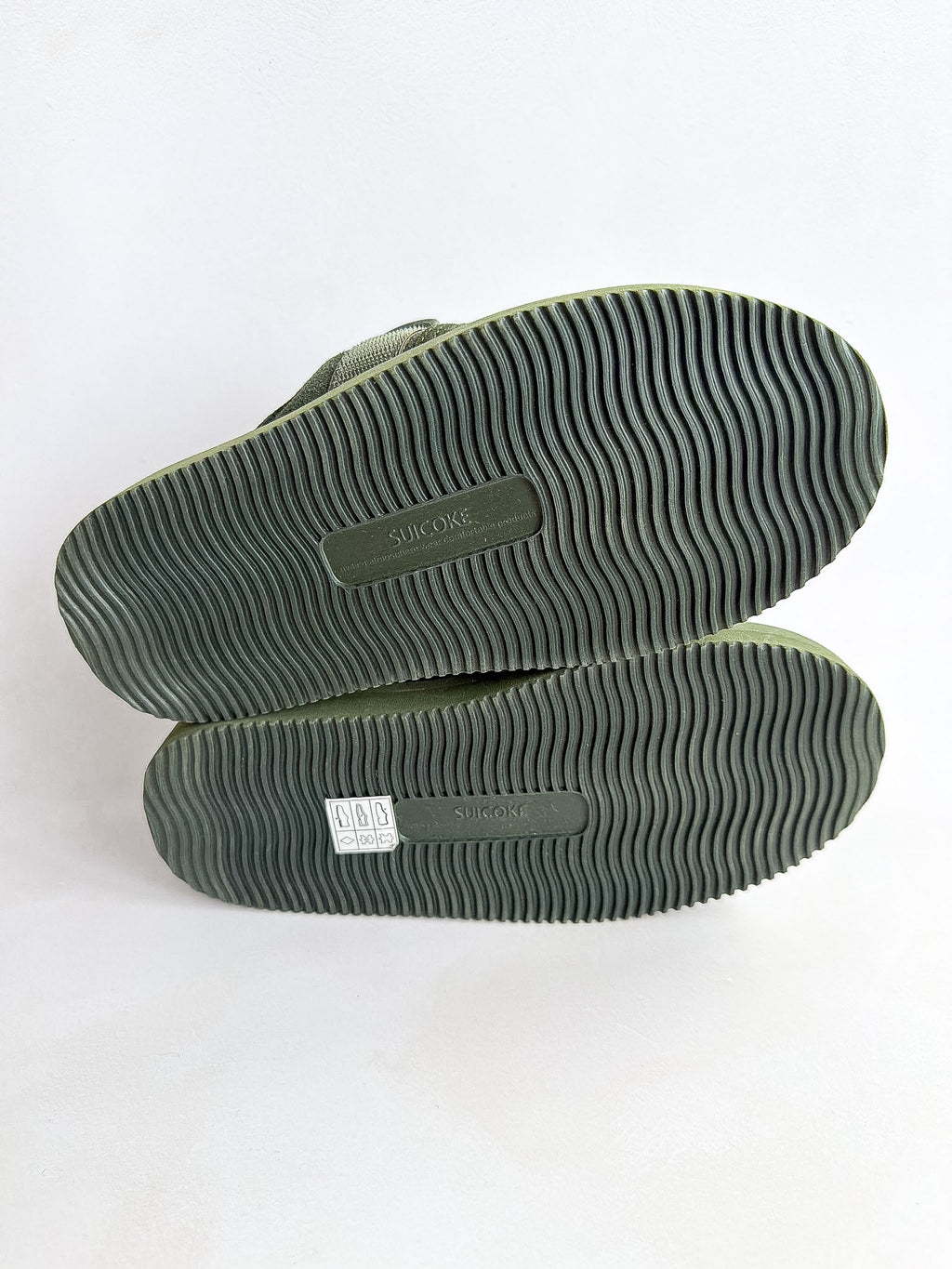 Suicoke Women's Green Zavo Shearling Slippers Sliders NO BOX