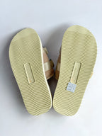 Suicoke Moto Cab Beige Shearling Sandals Sliders NO BOX