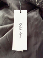 Calvin Klein Boucle Wool Blend Black Coat