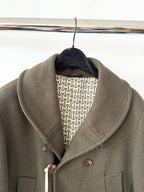 Moncrief Double Breasted Dark Green Coat