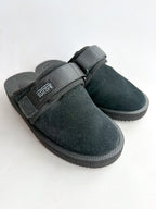 Suicoke Women's Black Zavo Shearling Slippers Sliders NO BOX