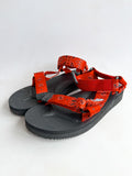 Suicoke Red Black Paisley Sandals NO BOX
