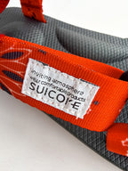 Suicoke Red Black Paisley Sandals NO BOX