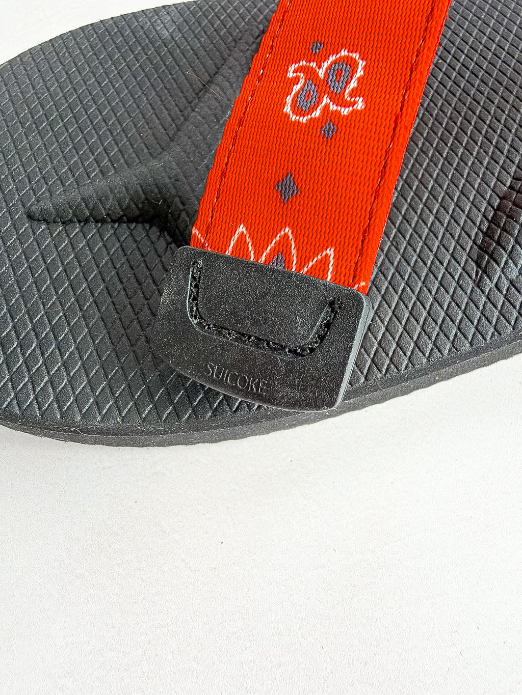 Suicoke Red Black Paisley Sandals NO BOX