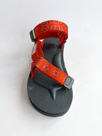 Suicoke Red Black Paisley Sandals NO BOX